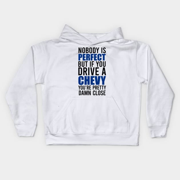 Chevy Owner Kids Hoodie by VrumVrum